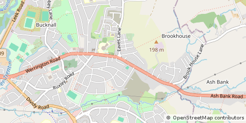 Map of Stoke-on-Trent, Staffordshire
