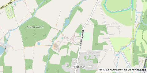 Map of East Grinstead, West Sussex
