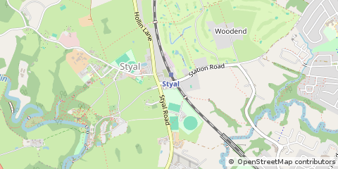 Map of Wilmslow, Cheshire