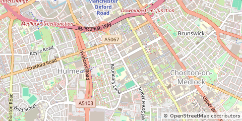 Map of Manchester