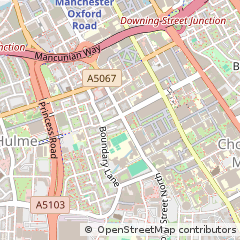 Map of Manchester