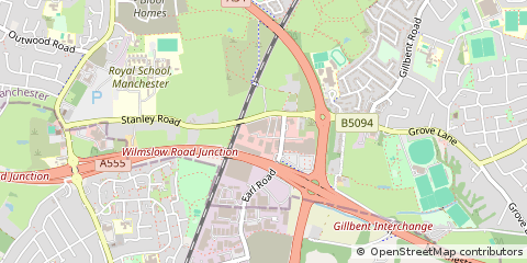 Map of Cheadle Hulme
