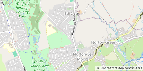 Map of Stoke-on-Trent, Staffordshire