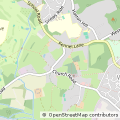 Map of Windlesham, Surrey