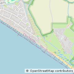 Map of Chichester, West Sussex