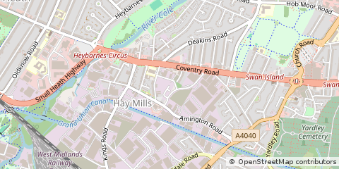 Map of Birmingham