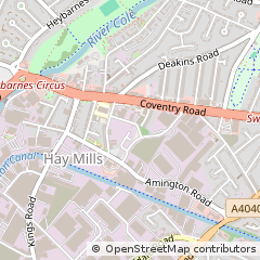 Map of Birmingham