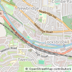 Map of Bath, Somerset