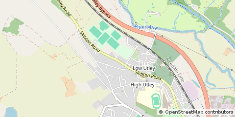 Map of Keighley, West Yorkshire
