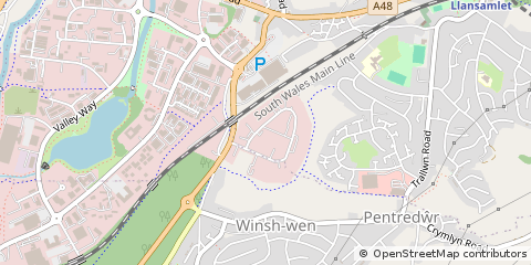 Map of Swansea