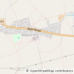 Map of Melksham, Wiltshire