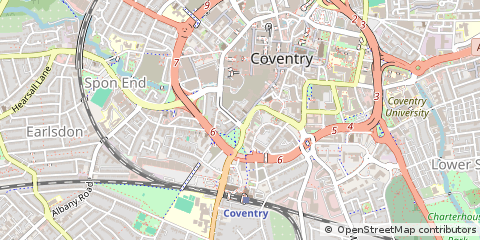 Map of Coventry