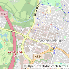 Map of Southampton, Hampshire