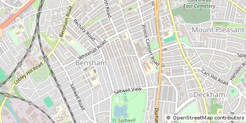 Map of Gateshead