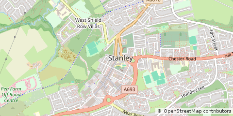 Map of Stanley
