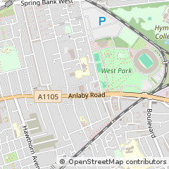 Map of Hull, North Humberside