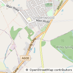 Map of Nottingham, Nottinghamshire