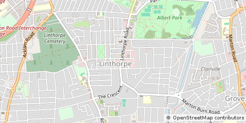 Map of Middlesbrough, Teesside