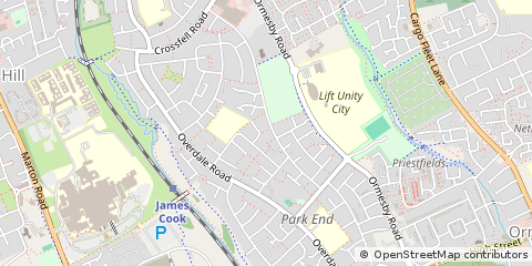 Map of Middlesbrough