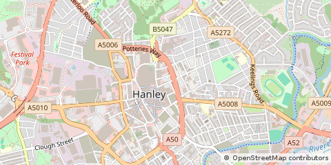 Map of Stoke-on-Trent