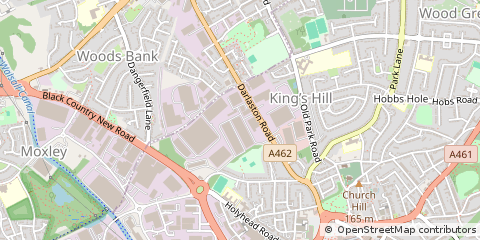 Map of Wednesbury