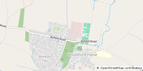 Map of Daventry, Northamptonshire