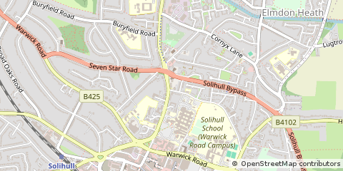 Map of West Midlands