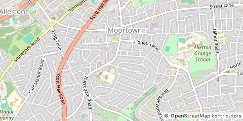 Map of Leeds