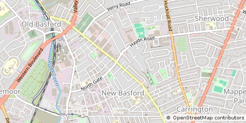 Map of Nottingham