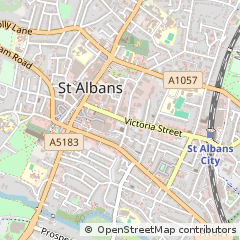 Map of ST Albans, Hertfordshire