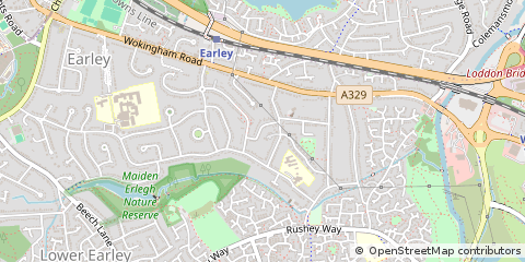 Map of Reading