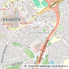 Map of Redditch