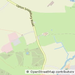 Map of Upton Snodsbury, Worcestershire
