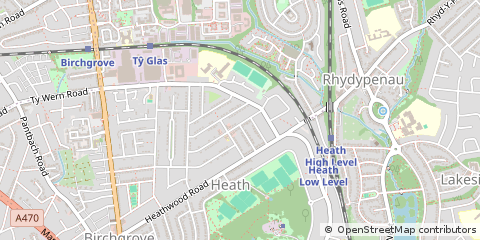 Map of Cardiff