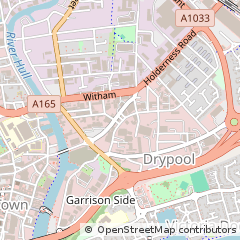 Map of Hull, East Yorkshire
