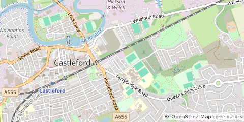Map of Castleford