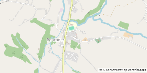 Map of Llandysul, Carms
