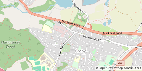 Map of Leicester