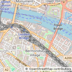 Map of London, West Sussex