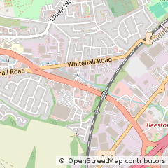 Map of Leeds, West Yorkshire