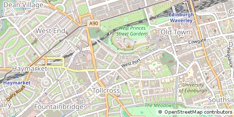 Map of Edinburgh