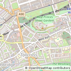 Map of Edinburgh