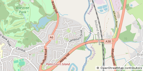 Map of Derby