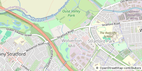 Map of Milton Keynes
