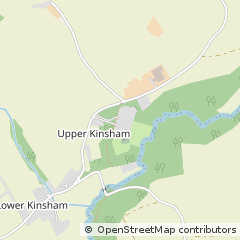 Map of Presteigne, Powys