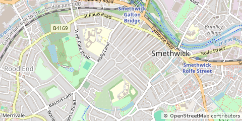 Map of Smethwick, West Midlands