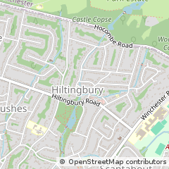 Map of Eastleigh, Hampshire