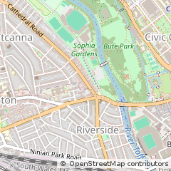Map of Cardiff