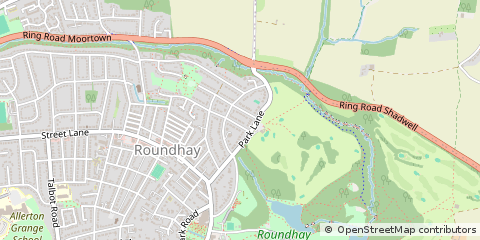 Map of Leeds