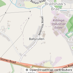 Map of Newtownards, CO. Down